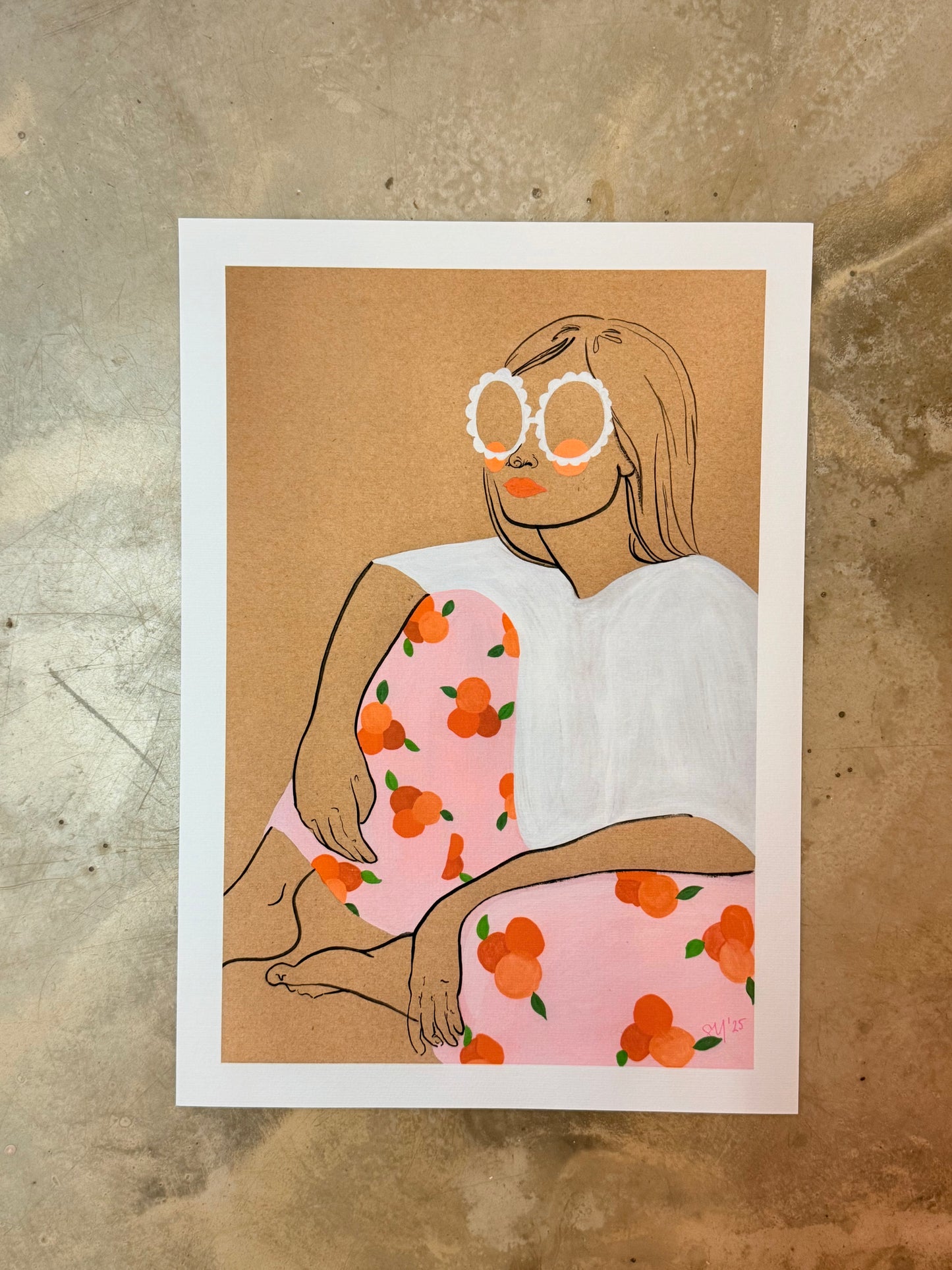 Peaches & Clementine - PRINT