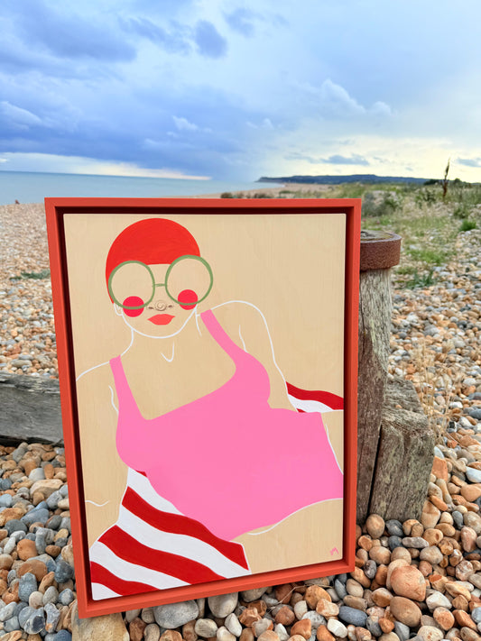 The Bather In Pink
